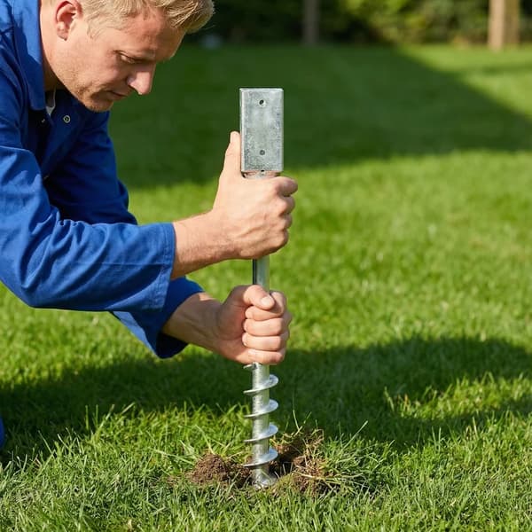 Spett, Galvaniserat Stål, 56 cm Längd,armégrön
