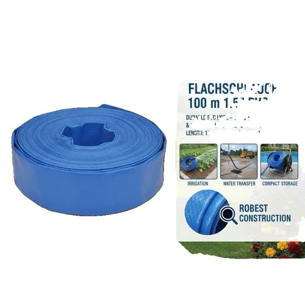 PVC Liggande Slang, Hållbart Material, Flexibel Design,Blå