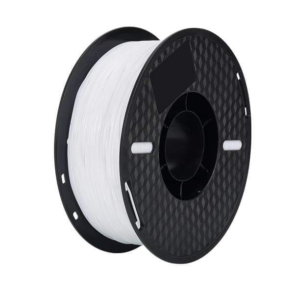 3D-printer filament, sammenfiltret, høj kvalitet,TPU Hvid