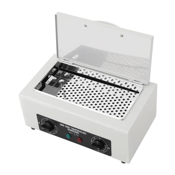 Steriliserboks, 304 Rustfrit Stål, 1,5 Liter, 300 Watt, 50 - 200 °C Justerbar, 60 Minutters Timer