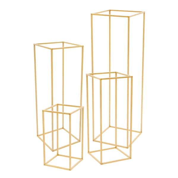 Blomsterstande, Geometrisk Design, Alsidig til Begivenheder,M, Guld