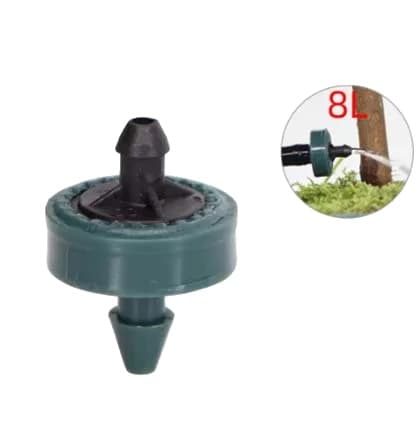 Droppbevattningsregulator, Automatisk Kompenserande, Hållbar Design,8L 100st