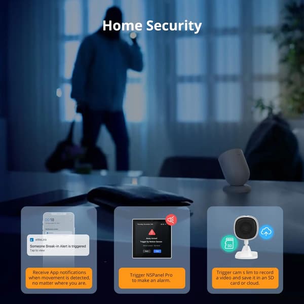 Rörelsesensor, Smart Scenkoppling, Lång Batteritid,SNZB-03P