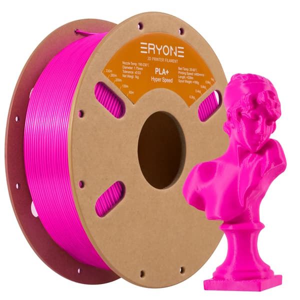 3D Utskriftsfilament, 1,75 mm Diameter, Högkvalitativ PLA Material,Hs Pla Plus-Magenta