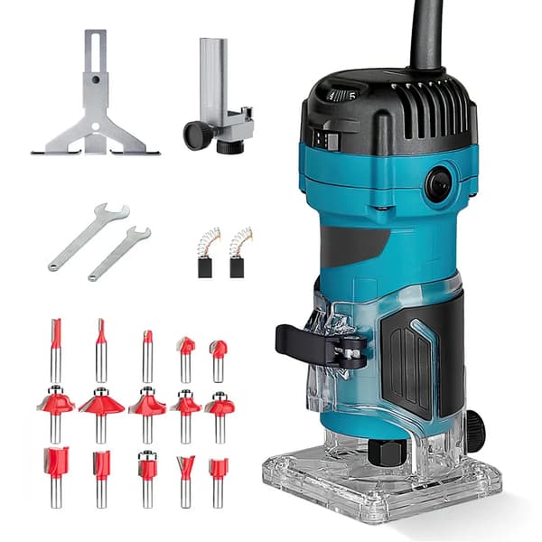 Trimmesmaskine, 800W Effekt, 6 Hastighedsindstillinger,110-230V