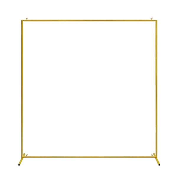 Bröllopsbåge, Avtagbar Design, Stabil Metallram,M, Guld