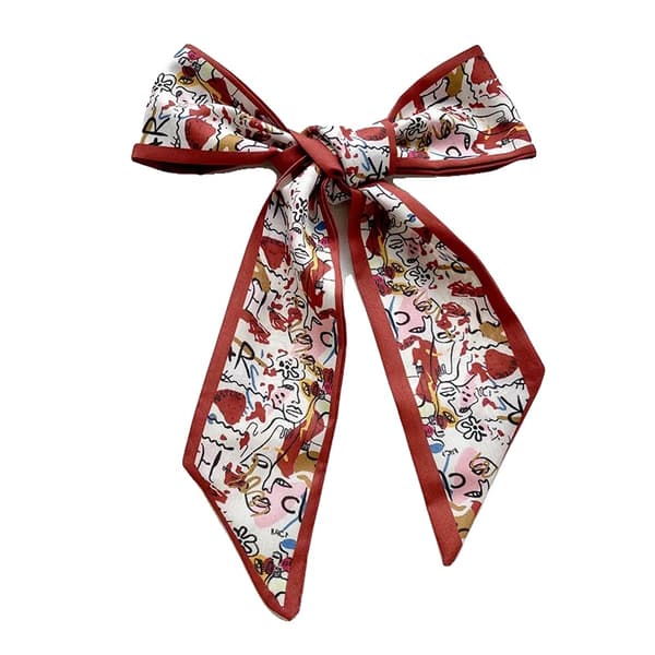 Sjal, Blomsterdesign, Letvægts Polyester,Stil-03, 5x85cm