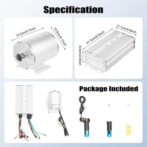 Borstrlös Motor Kit, 3000W Effekt, Hög Effektivitet,0