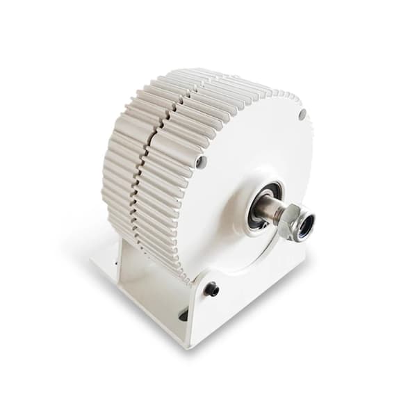 Vindkraftgenerator, Lågvarvdrift, Hög Effektivitet,24V, 2000W Med bas