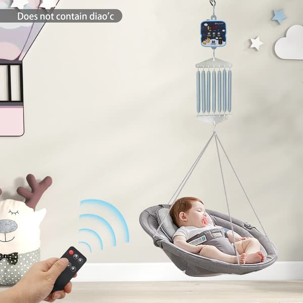 Babyswingkontroll, Fjärrkontroll, Lätta vibrationer,Blå