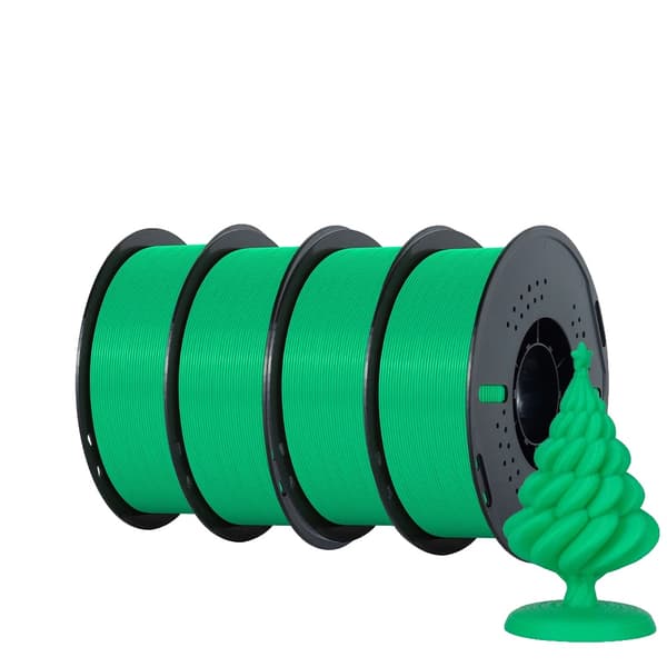 PLA Material, Fast Form, Mångsidig Kompatibilitet,4KG PLA Grön