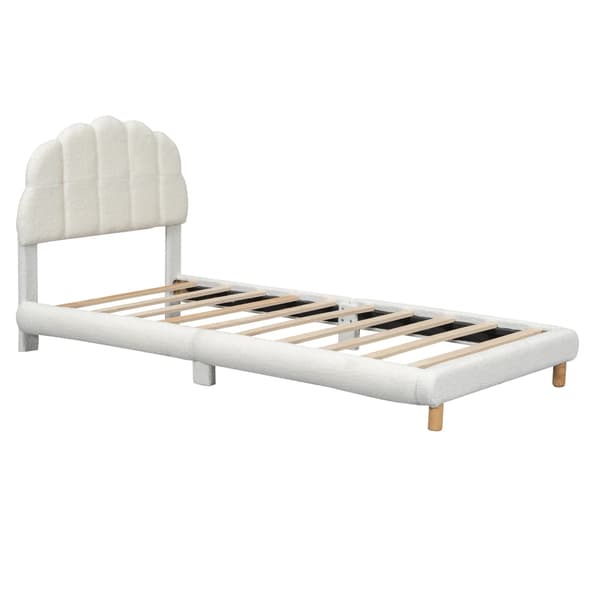 Barneseng, Stilfuldt Design, Komfortabel Polstring,Hvid