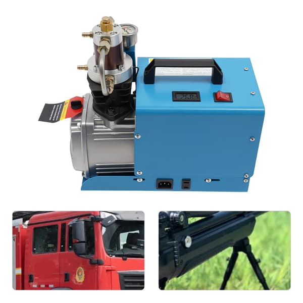 PCP Luftkompressor Pumpe, Højt Tryk, Dobbelt Kølesystem,EU, 220V