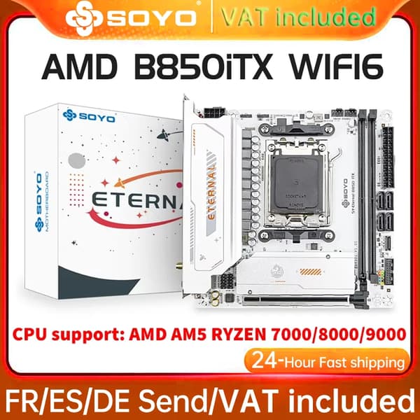 Bundkort, AM5 Socket, DDR5 Understøttelse,Moderkort