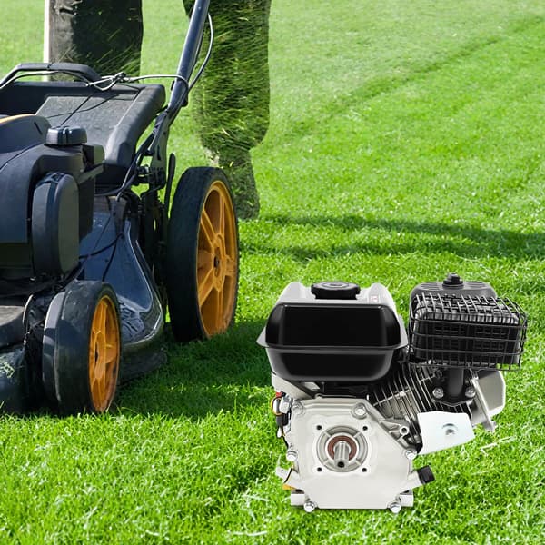 Benzinmotor, 7,5HK Effekt, Kompakt og Alsidig Design,sort