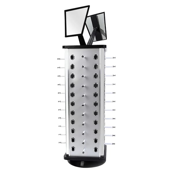 Brilleholder, 360° Rotation, Holdbar Konstruktion,GRÅ