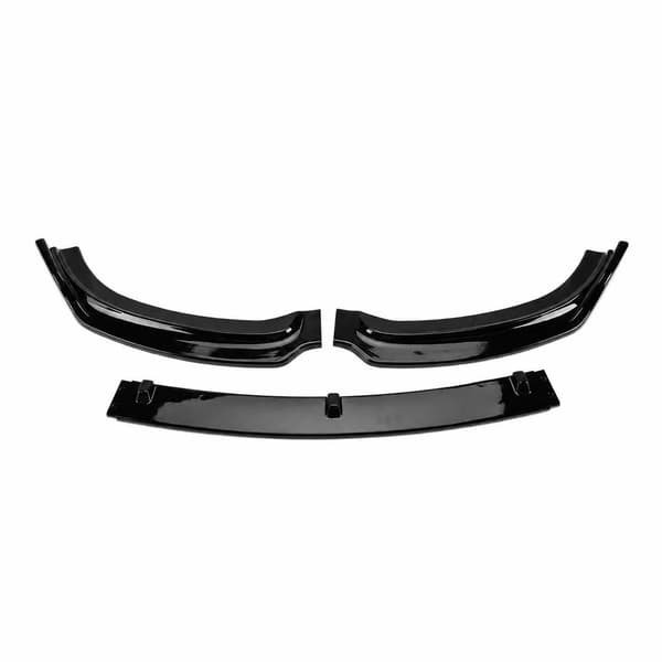 Front Bumper Lip Spoiler, ABS Materiale, Nem Installation,sort