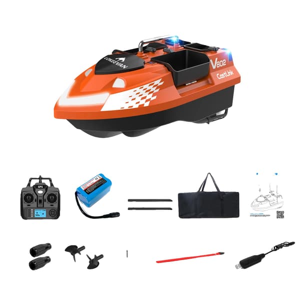 Baitbåd, 500m rækkevidde, smart navigation,12000mAh-a