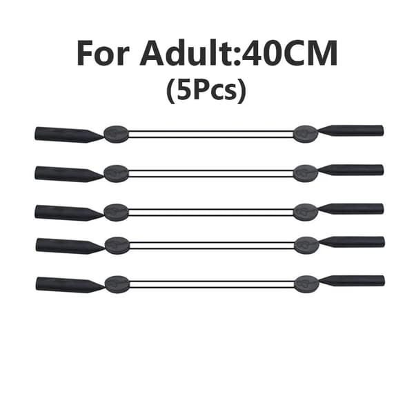 Brilleholder, Justerbar Længde, Holdbart Materiale,40cm voksen 5Pcs
