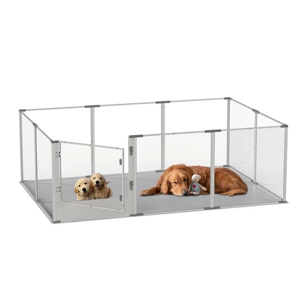 Husdjurshage, Mångsidig Användning, Hållbara Material,VIT