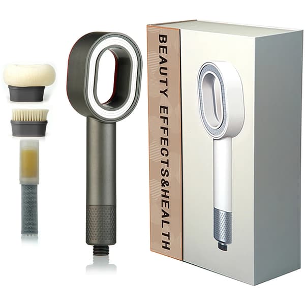 Handhållen Duschhuvud, Högtryck, Kolfiberfilter,Presentaskset