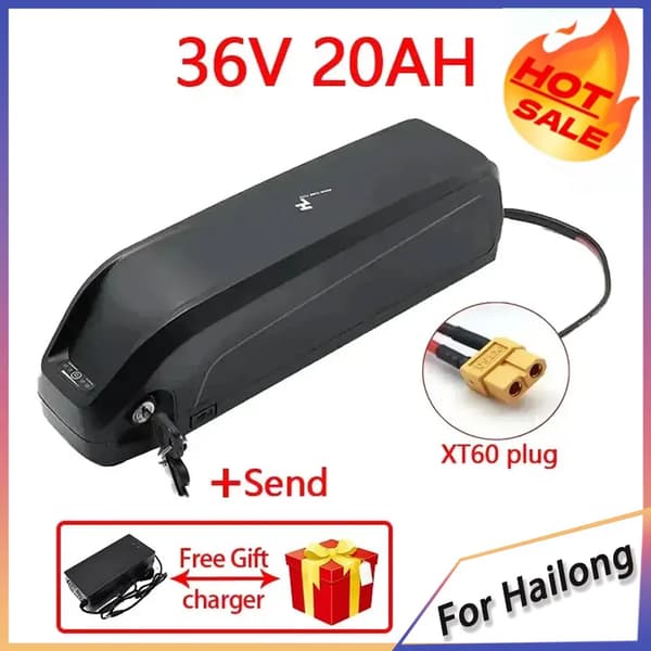 Batteripack, 30AH kapacitet, laddare ingår,XT60-36V-20AH