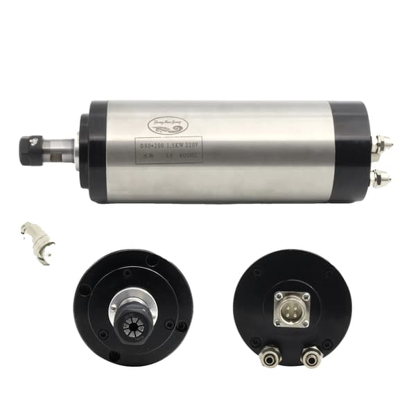Spindelmotor, vattenkyld, högpresterande,220V, Bara spindel