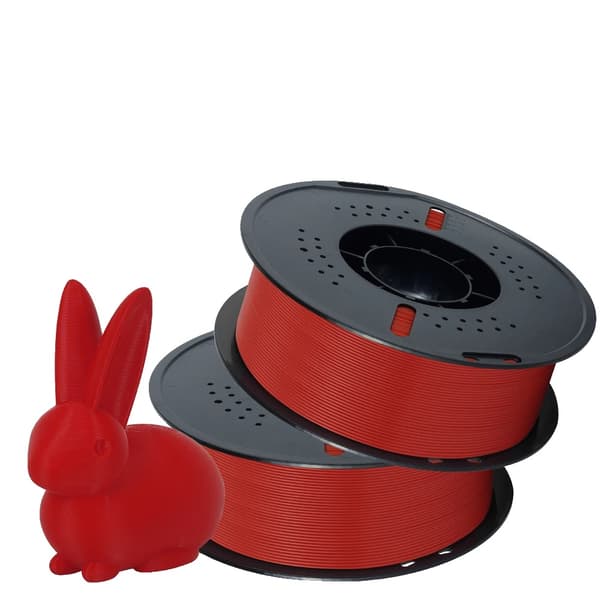 PLA Material, Fast Form, Mångsidig Kompatibilitet,2KG PLA Röd