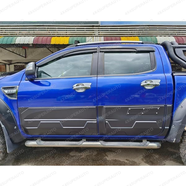 Side Door Molding Guards, Perfekt Pasform, Nem Installation,FORD RANGER 2012-22