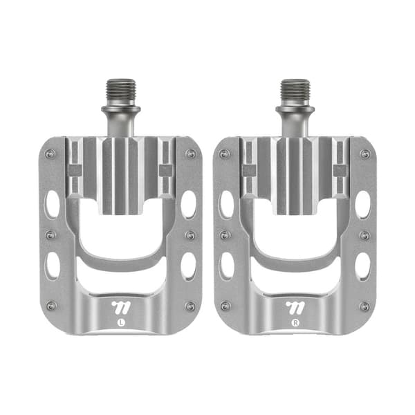 Fällbar Pedal, Ultralätt Design, Antiskid Funktion,Silver