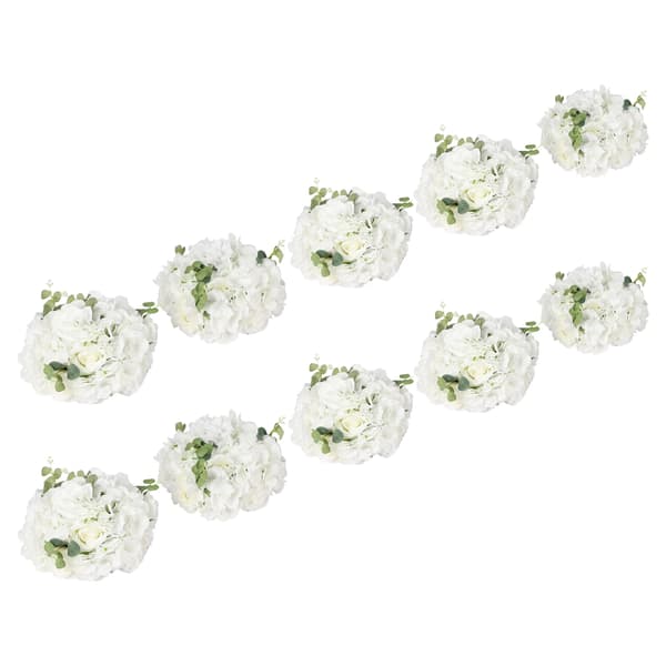 Blomsterarrangement, Håndlavet Design, Alsidig til Begivenheder,HVID