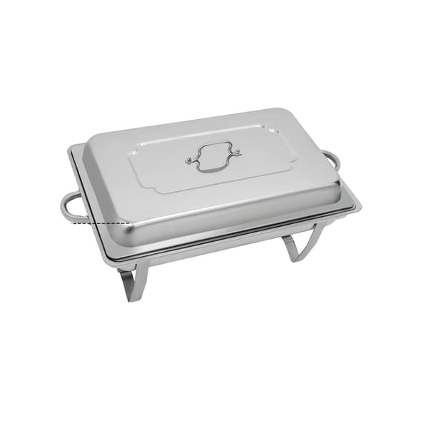 Chafing Dish, Rostfritt Stål, 9L Kapacitet,Silver