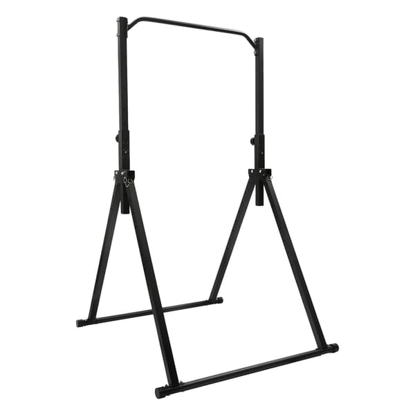 Pull Up Station, Højdejusterbar, Fritstående Design,sort