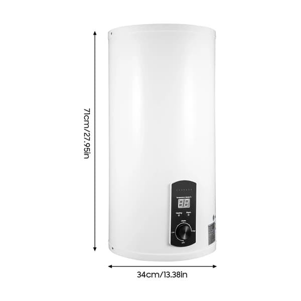 Elektrisk Vattenvärmare, Vertikal Design, Digital Display,80L