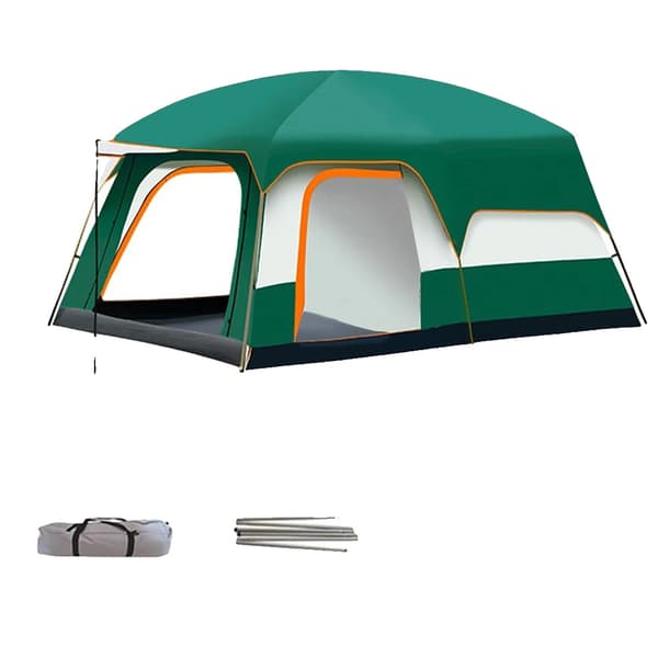 Camping Telt, Holdbare Materialer, Hurtig Opsætning,grøn