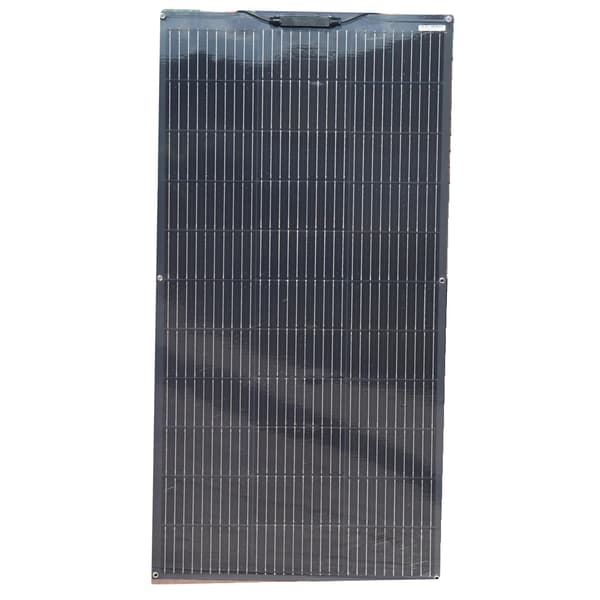 Flexibelt solpanelset, hög effektivitet 24%, lättviktsdesign,Svart 120W