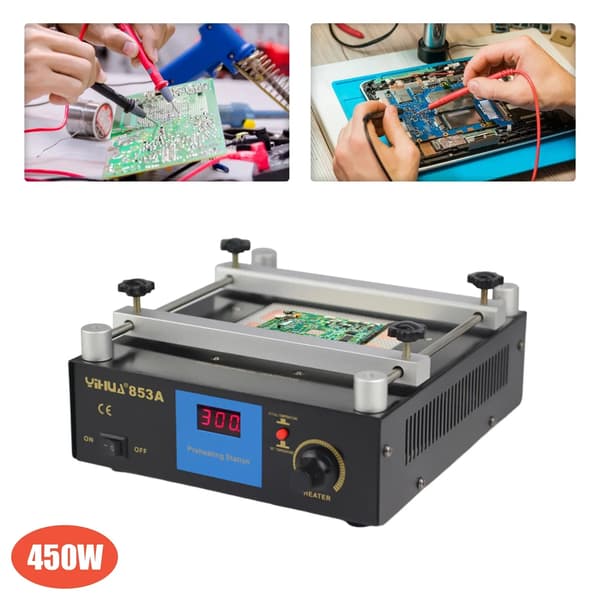 Lodde Station, Forvarmningsfunktion, Justerbart Temperaturinterval,220V, sort