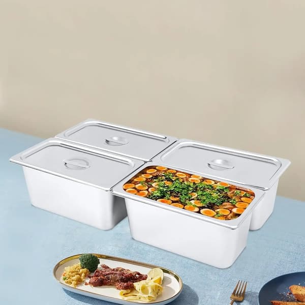 Madbakke, Rustfrit Stål, Stor Kapacitet,Rustfrit stål