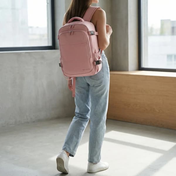 Ryggsäck, Vattentät Ficka, Lätt Design,Rosa