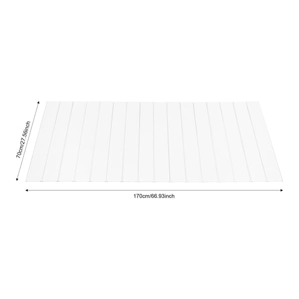 Badekar Tray, Foldbart Design, Skridsikker Overflade,HVID