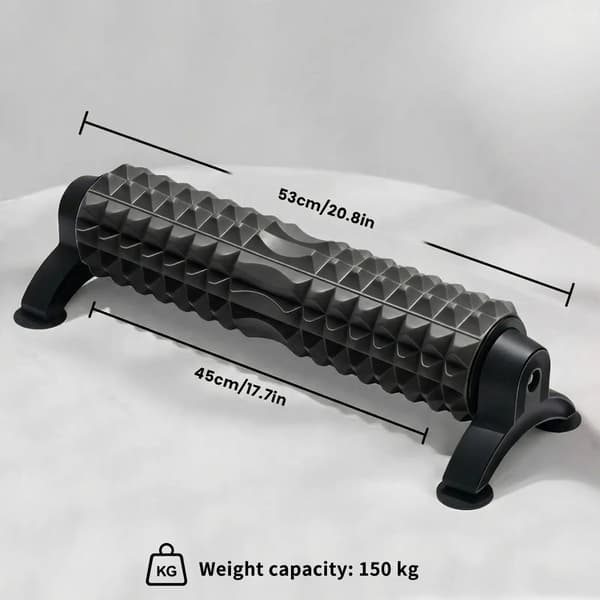 Skumrulle, Ergonomisk Design, Dybvævsmassage,sort