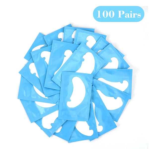 Øjenpuder, Hydrogel Materiale, Hypoallergen Formulering,100PCS Blå