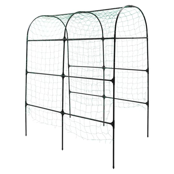 Trädgårdsbåge, Hållbart Stål, Fristående Design,svart