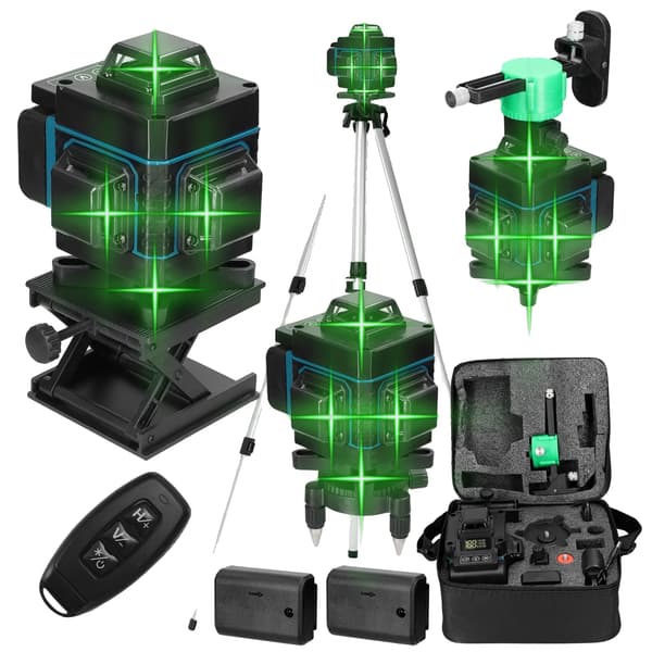 Laser Niveau, 16 Linjer, Selvnivellerende System,EU