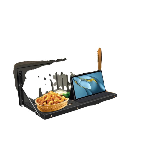 Bagagerumsbord, Pladsbesparende Design, 75 lbs Kapacitet,sort