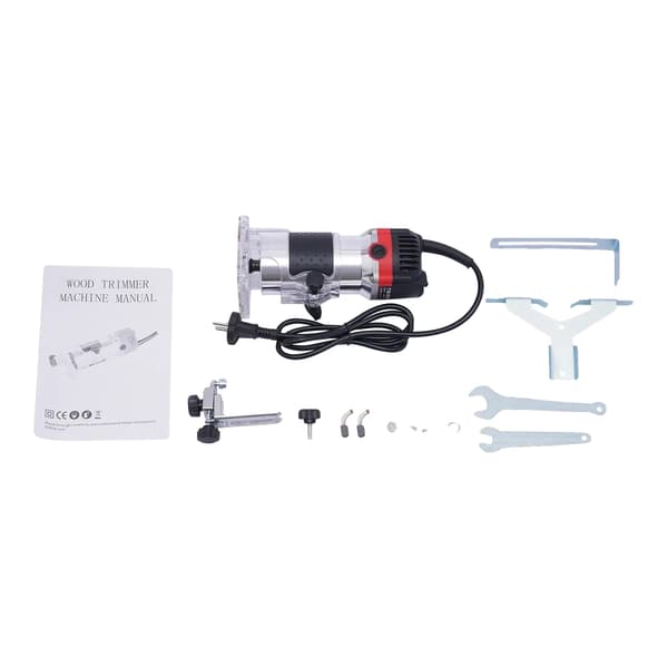 Kantrouter Cutter, 800W Effekt, 30000 RPM Hastighed,sort