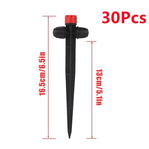 Spiked Dripper Sprinkler, Justerbar Flow Rate, Nem Installation,30stk Dripper