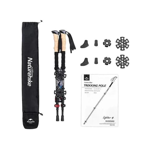Trekkingstænger, Letvægts, Justerbar Længde,2stk stænger