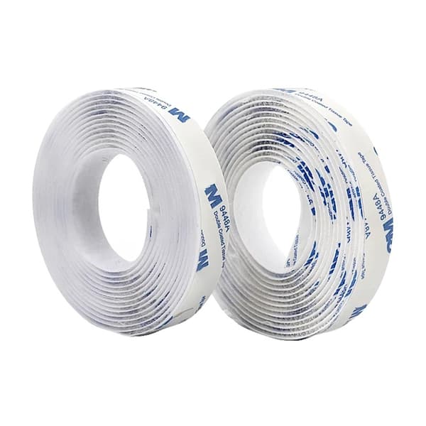 Självhäftande Tejp, Hög Hållbarhet, Mångsidig Tillämpning,1Meter(Hook Loop)-a, Vit 20mm