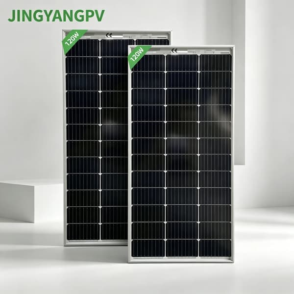 Solpanel, Hög Effektivitet, Väderbeständig,2st 120w panel
